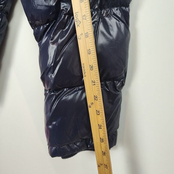 Tommy Hilfiger Puffer Coat Men's XL Navy Blue Full-Zip Hooded Insulated - Picture 7 of 13